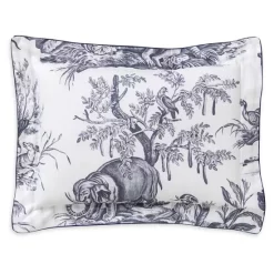 Flash Sale ✔️ Anne De Solene Four Continents Boudoir Sham Blue/white 👍